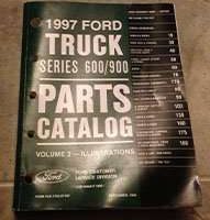 1997 Ford F-800 Truck Parts Catalog Illustrations