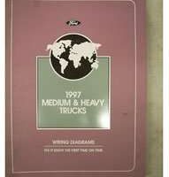 1997 Ford B-Series Trucks Large Format Wiring Diagrams Manual