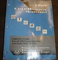 1997 Chevrolet Van Transmission, Transaxle & Tranfer Case Unit Repair Manual