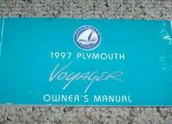1997 Plymouth Voyager Owner's Manual