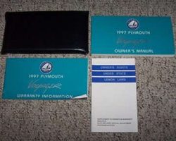 1997 Plymouth Voyager Owner's Manual Set