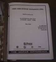 1998 Dodge Durango Mopar Parts Catalog Binder