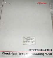 1999 Acura Integra Electrical Troubleshooting Manual