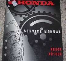 1999 Honda XR80R & XR100R Motorcycle Shop Service Manual