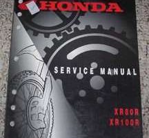 1998 Honda XR80R & XR100R Motorcycle Shop Service Manual
