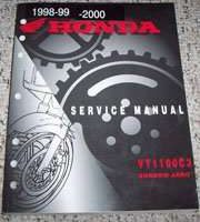 2000 Honda Shadow Aero VT1100C3 Motorcycle Shop Service Manual
