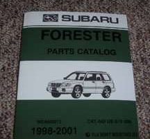 1999 Subaru Forester Parts Catalog
