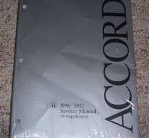 1998 Honda Accord V6 Service Manual Supplement