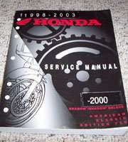1998 Honda Shadow & Shadow Delxue American Classic Edition 750 Motorcycle Service Manual