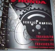 2004 Honda TRX450S/FM Fourtrax Fourman, TRX450ES/FE Fourtrax Foreman Shop Service Repair Manual
