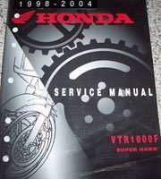 2002 Honda Super Hawk VTR1000F Motorcycle Service Manual