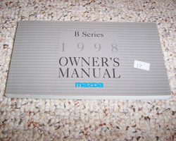 1998 Mazda B Series Pickup Owner's Manual