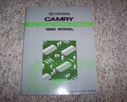 1998 Toyota Camry Electrical Wiring Diagram Manual