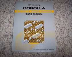 1998 Toyota Corolla Electrical Wiring Diagram Manual