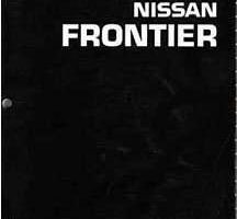 1998 Nissan Frontier Service Manual