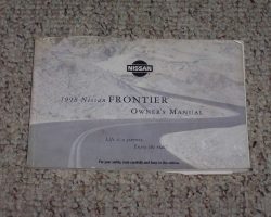 1998 Nissan Frontier Owner's Manual
