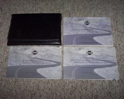 1998 Nissan Sentra Owner's Manual Set