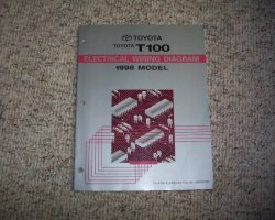 1998 Toyota T100 Electrical Wiring Diagram Manual