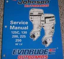 1998 Johnson Evinrude 125 Commercial Models Service Manual