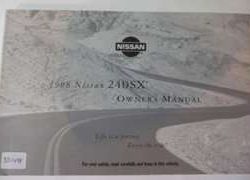 1998 Nissan 240SX Owner's Manual