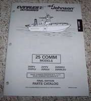 1998 Johnson Evinrude 25 Commercial Models Parts Catalog