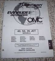 1998 Johnson Evinrude 40, 50 & 35 Jet Models Parts Catalog
