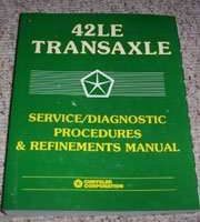 1998 Dodge Intrepid 42LE Transaxle Service, Diagnostic Procedures & Refinements Manual