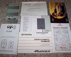 1998 Toyota 4Runner Owner's Manual Set