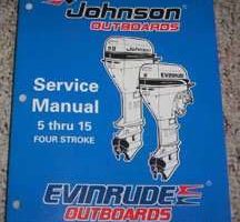 1998 Johnson Evinrude 5 HP Four Stroke Models Service Manual
