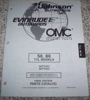 1998 Johnson Evinrude 50 & 60 HP TTL Models Parts Catalog
