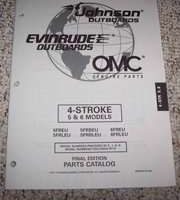 1998 Johnson Evinrude 5 & 6 HP 4 Stroke Models Parts Catalog