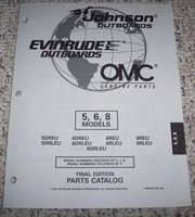 1998 Johnson Evinrude 5, 6 & 8 HP Models Parts Catalog