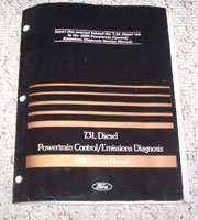 1998 Ford Econoline E-350 7.3L Diesel Powertrain Control & Emissions Diagnosis Service Manual