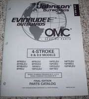 1998 Johnson Evinrude 8 & 9.9 HP 4 Stroke Models Parts Catalog