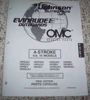1998 Johnson Evinrude 9.9 & 15 HP 4 Stroke Models Parts Catalog