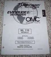 1998 Johnson Evinrude 90 & 115 HP Models Parts Catalog