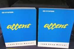 1998 Hyundai Accent Service Manual