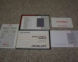 1998 Toyota Avalon Owner's Manual Set