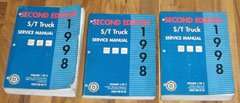 1998 GMC S/T Truck Sonoma & Jimmy Service Manual