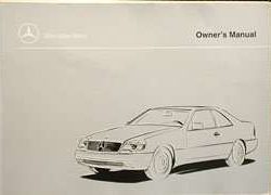 1999 Mercedes Benz CL500 & CL600 CL-Class Owner's Manual