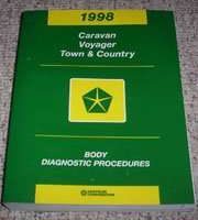 1998 Chrysler Town & Country Body Diagnostic Procedures