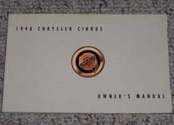 1998 Chrysler Cirrus Owner's Manual