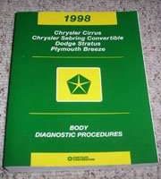 1998 Chrysler Cirrus, Sebring Convertible Body Diagnostic Procedures
