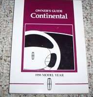 1998 Lincoln Continental Owner's Manual