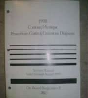 1998 Ford Contour OBD II Powertrain Control & Emissions Diagnosis Service Manual