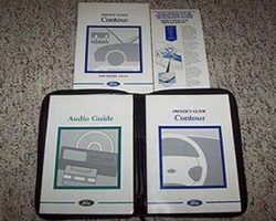 1998 Ford Contour Owner's Manual Set