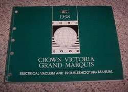1998 Mercury Grand Marquis Electrical & Vacuum Troubleshooting Manual
