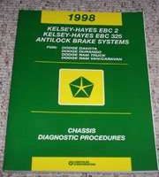 1998 Dodge Ram Van Kelsey-Hayes EBC 2 & EBC 325 ABS Chassis Diagnostic Procedures