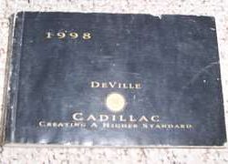 1998 Cadillac Deville Owner's Manual