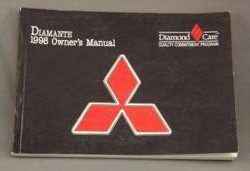 1998 Mitsubishi Diamante Owner's Manual
